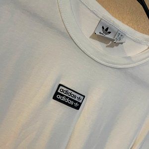 adidas Originals Women's V-ocal Tee — LARGE